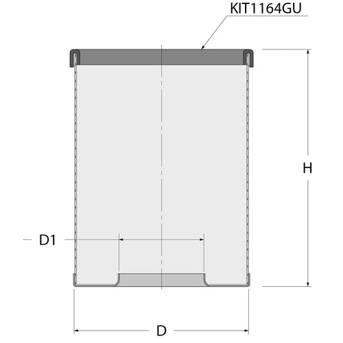 Guidi Korb und U-Dichtung - G 4''