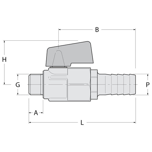 Guidi Kugel-Ablasshahn M - G 1/4''