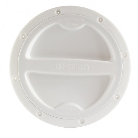 ALLEN Inspektionsdeckel mit Schraubverschl. PP 100-148mm schwarz/weiß