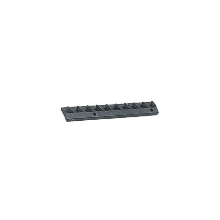 ALLEN Hakenschiene gewölbt Alu 125mm mit 10 Haken