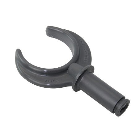 Rudergabel Nylon für Riemenruder 38-58mm, Pin 19x46-53mm, weiß/ anthrazit