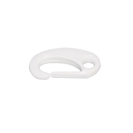 Nylonhaken Weiß / Anthrazit 8 mm (10er Packung)
