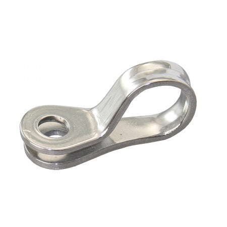 ALLEN Auglasche, gestanzt A4 iD=7/10mm 10 Stück / Edelstahlschlaufe klein