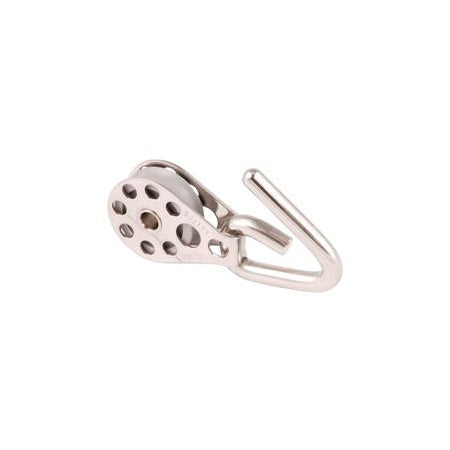 ALLEN Einfachblock Gleitlager 25mm, Seil 4-8mm, Haken, POMrolle