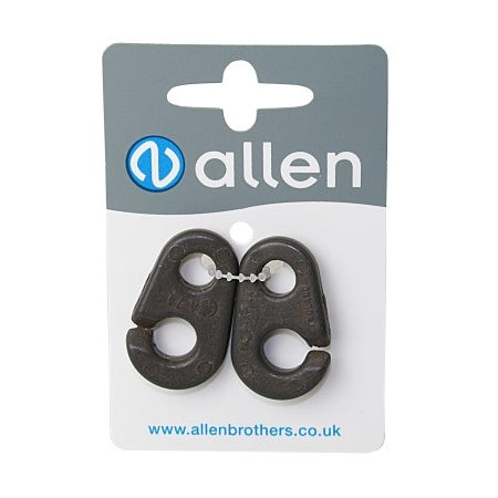 ALLEN Brummelhaken Alu 50mm, für Seil 10mm 2St. SB-Pack