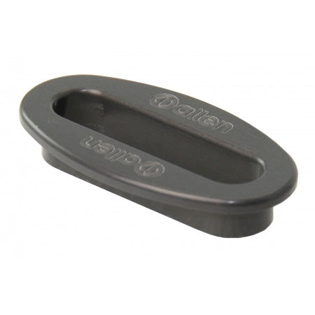 ALLEN Decksdurchführung, oval Alu Auge 34x8mm schwarz