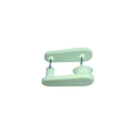 ALLEN Vorliek-Block zum Anclipsen Nylon 16mm weiß 10St.