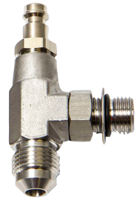 Seastar Hynautic Bleeder Tee For Use With 5/16" Or 3/8" Hose (2 Pro Kit)