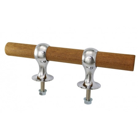 Klampe mit Teakstab MsCr 250mm, M10