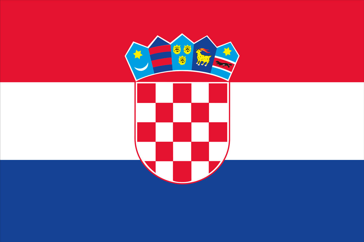 Allpa Kroatische Flagge 30x45cm