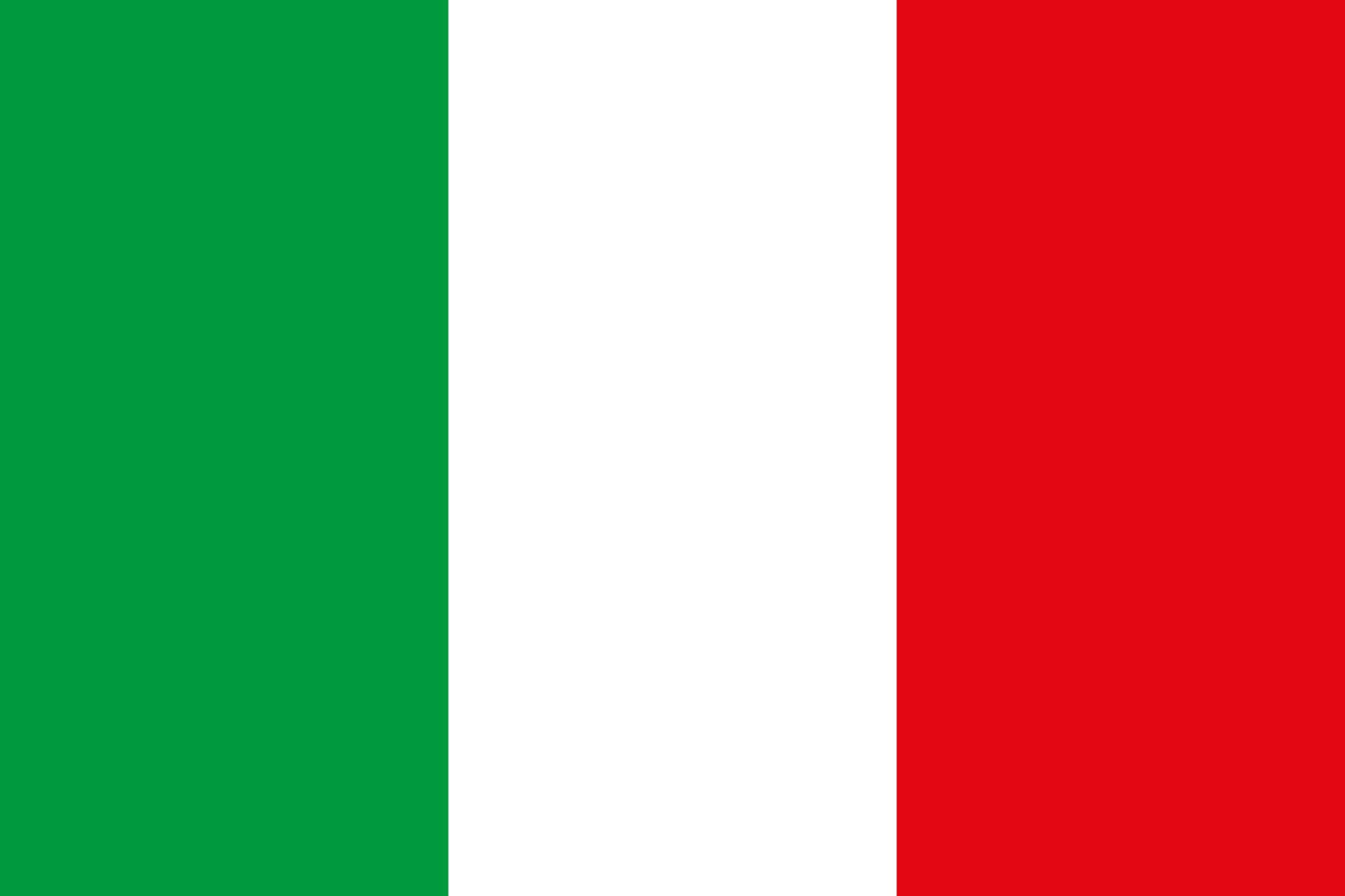 Allpa Italienische Flagge 20x30cm