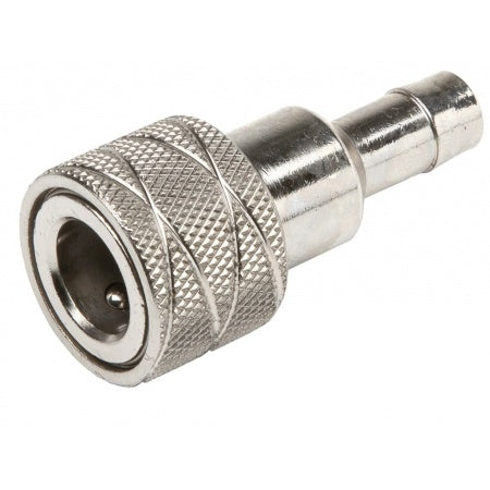Schlauchverbinder 13mm-System MsCr für Schlauch 10mm / Tankanschluss, Suzuki,Tohatsu,Honda