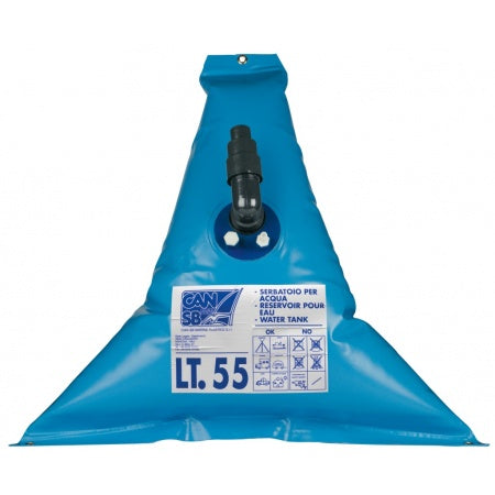 Wassertank, Beutel Quadratisch 73x73-110x100 cm 55-100L blau