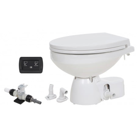 JABSCO Toilette Quiet Flush E2 kleines Becken/Softclose 12/24V Magnetventil HS
