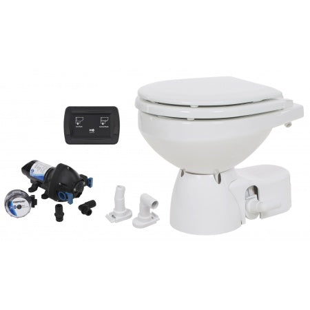 JABSCO Toilette Quiet Flush E2 kleines/Komfort Becken 12/24V Spülpumpe HS