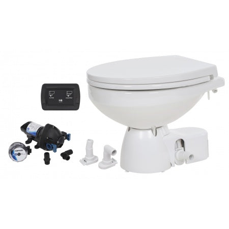 JABSCO Toilette Quiet Flush E2 kleines/Komfort Becken 12/24V Spülpumpe HS