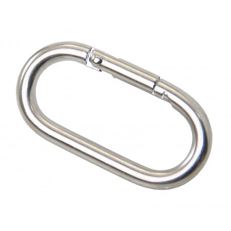 Karabinerhaken, oval A4 5-6mm 10St.