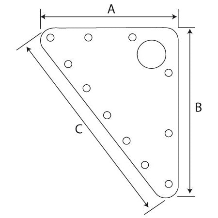 RUTGERSON Kopfbrett 80x115x127x2-185x215x265x3mm