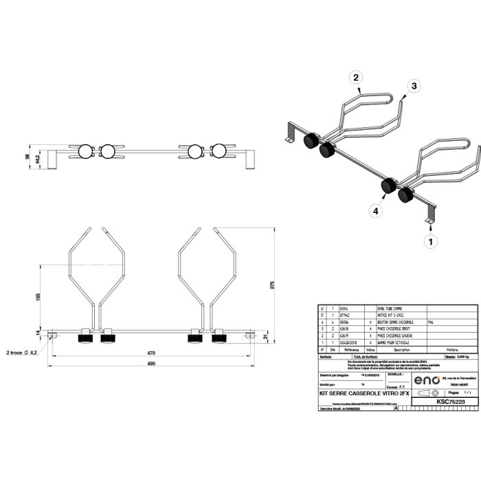 Eno Topfhalterset für Infinite 2