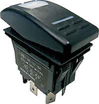 Allpa Kippschalter (24v) On-Off-On (1x Pro Motor)