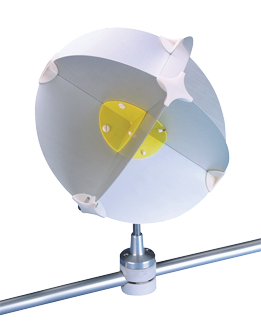 Allpa Aluminium Klampe Radarreflektor 'Navy Star' Für Seereling, Ø22-28mm