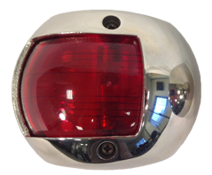 Allpa Led Positionslaterne, Luxe Niro 316, Rot, 112.5°