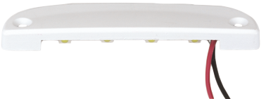 Allpa Led Orientierungsleuchte, Verchromtes Metallgehäuse, Aufbau, 12v/0,48w, 4x Flat-Top Led, 83x20x8mm