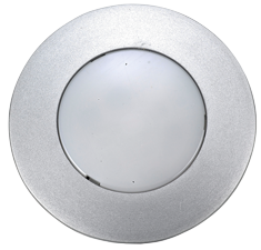 Allpa Aluminium Led-Deckenleuchte, Ø85mm, Einbau, Superflach, 12v/3,1w, Led 1x 3w, Warm White