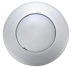 Allpa Aluminium Led-Deckenleuchte, Ø85mm, Einbau, Superflach, 12v/1w, Led 9x 5ø, Warm White
