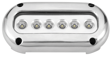 Allpa Led Unterwasserbeleuchtung Mit Niro Gehäuse, Lumen 156lm, 6x Blue, Inkl. 1,5m-Kabel, Ip68