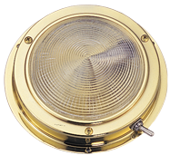 Allpa Messing Led-Deckenleuchte, Aufbau, 12v/1,7w, Led 20x5ø, H39mm, Cool White