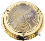 Allpa Messing Led-Deckenleuchte, Aufbau, 12v/1,7w, Led 20x5ø, H32mm, Cool White