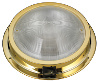 Allpa Messing Led-Deckenleuchte, Aufbau, 12v/1,7w, Led 20x5ø, H49mm, Warm White