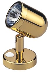 Allpa Led Wand-Leselampe (Mini), Messing, 12v, Led 12x 5ø, H=109mm