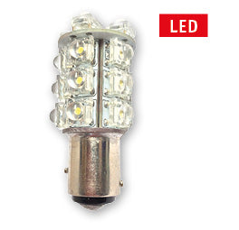 allpa Kunststoff LED-Innenleuchte, Einbau, mit Drehung 360º, 9-30V / 1W, Warm White