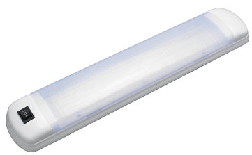 Allpa Kunststoff Led-Innenleuchte, Aufbau, 12-24v/7w, 400x78x30mm, Warm White