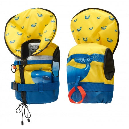 Feststoff-Rettungsweste 30N-50N für Babys-XS max.15-40kg mit Reißverschl., gelb WAL
