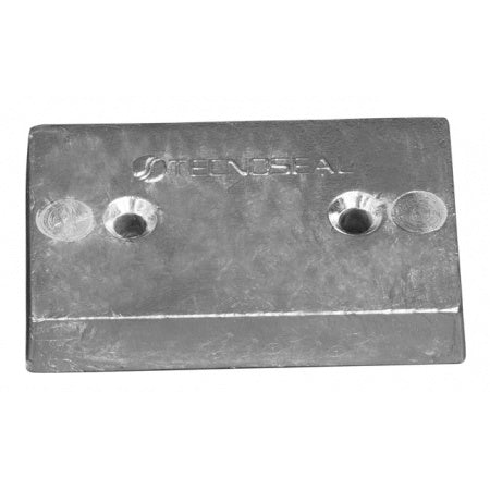 Plattenanode Zink 110 x67 x 20 mm, 0,98 kg