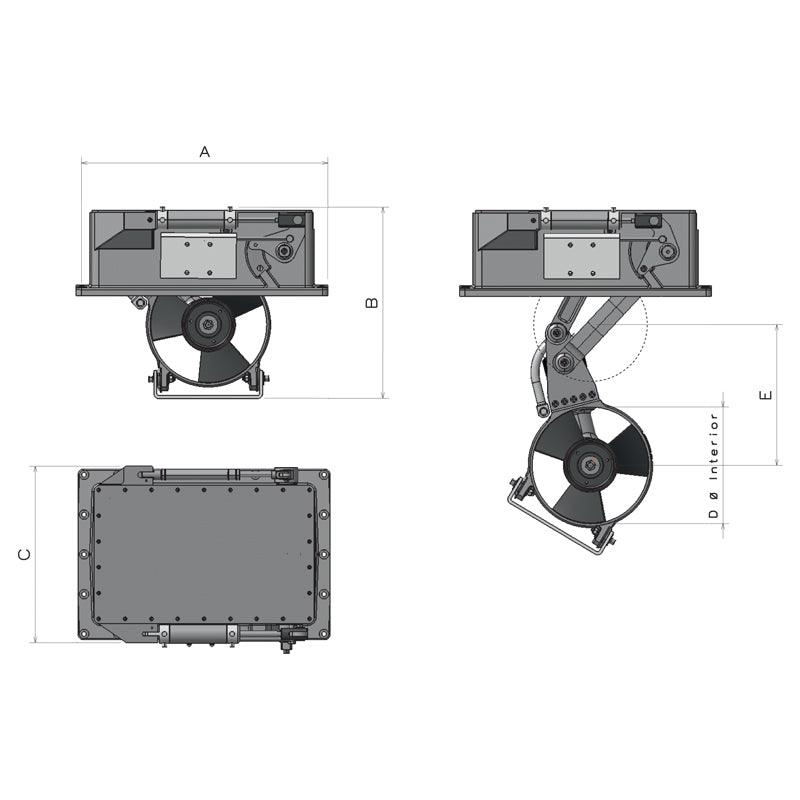 MAXPOWER Hydr.einziehbares Bugstrahlruder R300/21