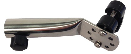 Allpa Niro Flaggenstockhalter Für Montage Auf Reling 45°, Innenmaß Ø22mm