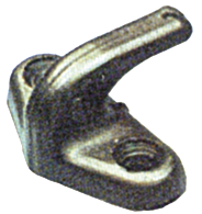 Allpa Kunststoff Mehrzweck-(Reff)Haken, Schwarz