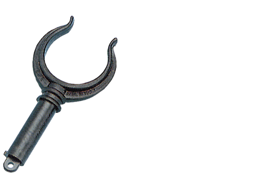 Allpa Kunststoff Ruderdolle, Ø51mm, Schwarz