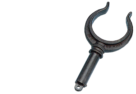 Allpa Kunststoff Ruderdolle, Ø56mm, Schwarz