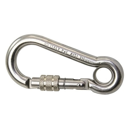 KONG Karabiner mit Überwurfmutter und Kausche A4
