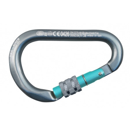 KONG Karabiner HMS Classic mit Überwurfmutter Alu 12x116mm