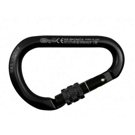 KONG Karabiner HMS Classic mit Überwurfmutter Alu 12x116mm