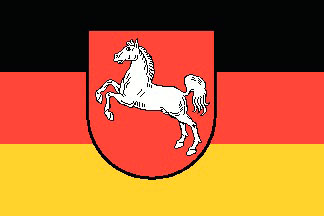 Allpa Niedersachsen Flagge 20x30cm