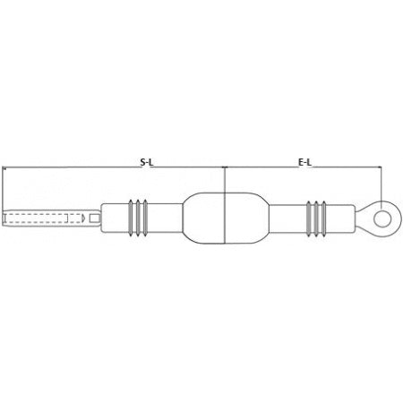 PETERSEN Isolator Terminal-Auge A4 6 -12 mm