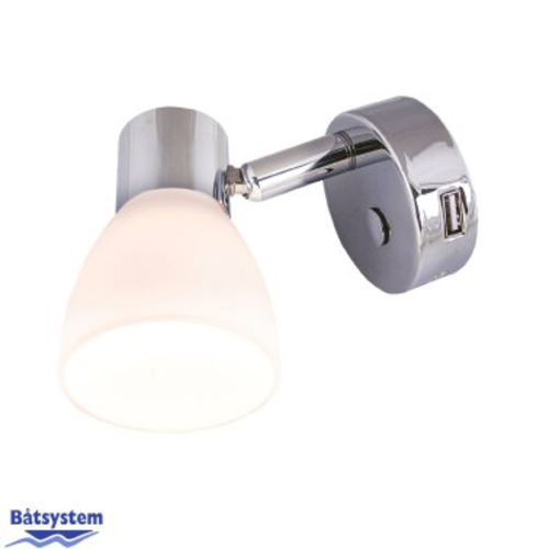 Plastimo Leia LED spotlight + USB - LR2 Adjustable
