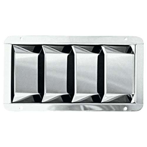 PLASTIMO RECTANGULAR LOUVER U ST/STEEL 316